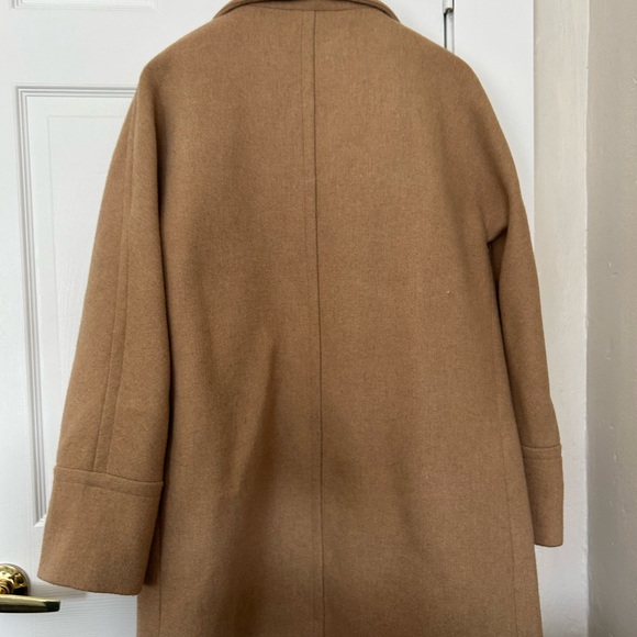 J. Crew Tan Wool Overcoat - Picture 3 of 5